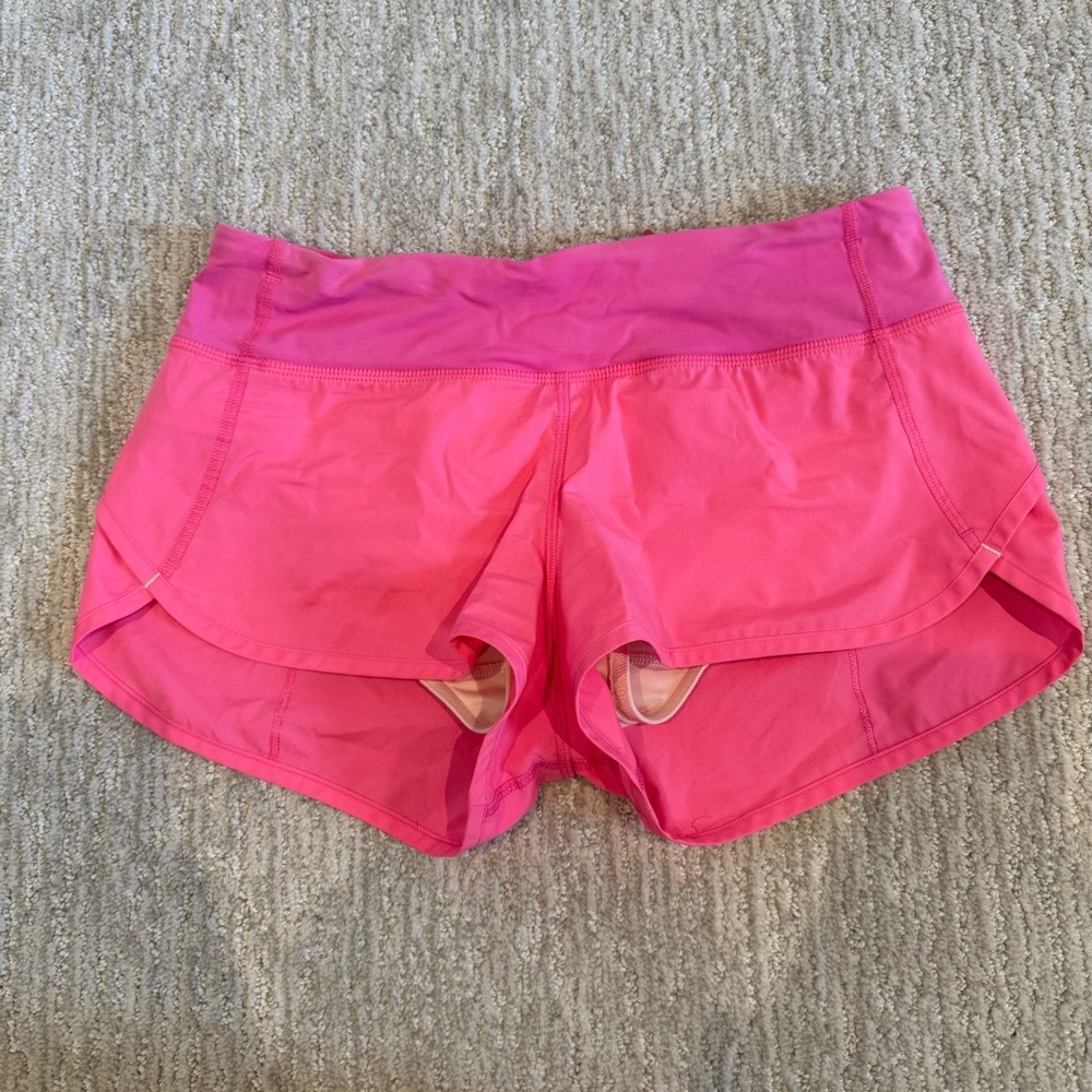 Lululemon low rise Pink Women's Athletic Shorts